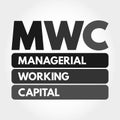 MWC - Managerial Working Capital acronym