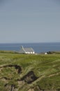 Mwnt church view.