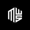 .MWS logo MWS icon MWS monogram MWS letter minimalist Circle flat Unique modern abstract logo design Royalty Free Stock Photo