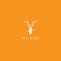 My bike logo template Royalty Free Stock Photo