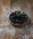 My Blueberry custard Tart Delight Royalty Free Stock Photo