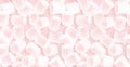 Marshmallow seamless pattern. Tasty marshmallows on pink background. Candy texture.