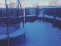 snow trampoline
