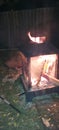 My fire ouside