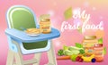 My First Food Promo Banner, Fresh Baby Breakfast