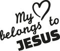 My heart belongs to jesus