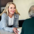 My idea of a perfect weekend, looking into your eyes. a senior married couple spending time together at home.