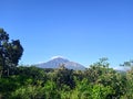 The beauty of the morning before noon in the lemongan mountain area, Lumajang, East Java