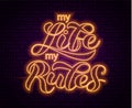 My life my rules lettering.