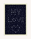 My Love, night sky, constellation lettering, Happy Valentines Day