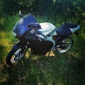 My motorcycle aprilia biker sport happy