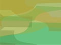 Colorful Art Green and Brown, Abstract Modern Shape Background or Wallpaper