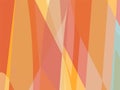 Beautiful of Colorful Art Red, Orange, Yellow and Blue Abstract Modern Shape. Image for Background or Wallpaper Royalty Free Stock Photo