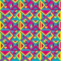 Beautiful of Colorful Geometric Rhombus and Triangle, Repeated, Abstract, Illustrator Pattern Wallpaper