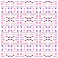 Beautiful of Colorful Square and Half Circle, Reapeated, Abstract, Illustrator Pattern Wallpaper