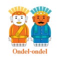 Ondel-ondel Vector Illustration