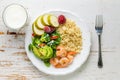 My plate - portion control guide Royalty Free Stock Photo