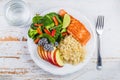 My plate portion control guide Royalty Free Stock Photo