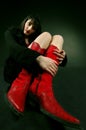 My red boots Royalty Free Stock Photo