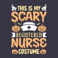 This is my scary registered nurse costume