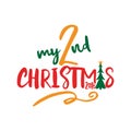 My second 2. Christmas Royalty Free Stock Photo