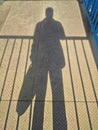 My shadow is much more depress than me business Royalty Free Stock Photo