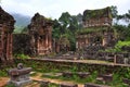 My Son Hindu temple ruins in Vietnam Royalty Free Stock Photo