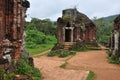 My Son Hindu temple ruins in Vietnam Royalty Free Stock Photo