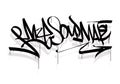MY SOULMATE word graffiti tag style