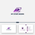 My story book and home logo designs free business card