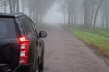 My travel experience with my car in foggy world