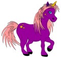 My violet unicorn