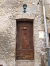 Entrance doors and gates of old houses or castles throughout France