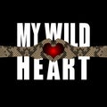 My Wild Heart t-shirt fashion print with snakeskin pattern