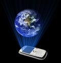 My world in my smartphone concept Royalty Free Stock Photo