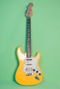 My yellow guitar Royalty Free Stock Photo