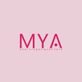 MYA Logo. Feminine Logo. Letter Logo Wordmark Logo.