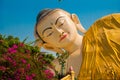 Mya Tha Lyaung Reclining Buddha. Bago. Myanma. Burma.