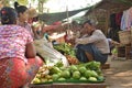 Myanmar Bagan fruit vegetable wet market