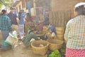 Myanmar Bagan fruit vegetable wet market