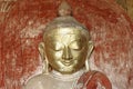 Myanmar, Bagan: statue inside a temple