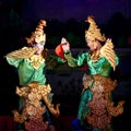 Myanmar Classical Dance Royalty Free Stock Photo