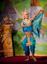 Myanmar Classical Dance Royalty Free Stock Photo