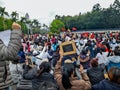 Myanmar community protests in Taipei against military coup in Burma