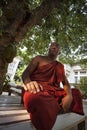 Myanmar - garden inside a buddhist temple