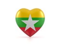 Myanmar heart flag