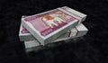 Myanmar Kyat money banknotes pack 3d illustration