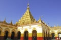 Myanmar, Mandalay: Mahamuni pagoda Royalty Free Stock Photo