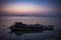 Myanmar - Mingun - house boat on Irrawaddy river