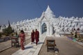 Myanmar - Mingun the Mya Thein Tan Pagoda Royalty Free Stock Photo